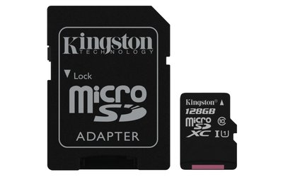 Kingston Technology Canvas Select flashgeheugen 128 GB MicroSDXC Klasse 10 UHS-I