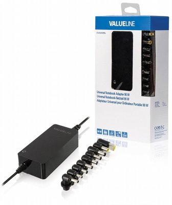 Valueline Notebook Adapter Universeel 90W
