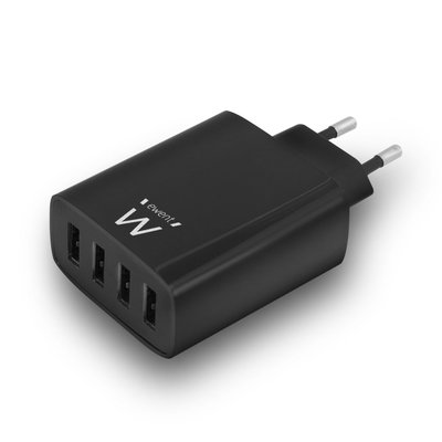 Ewent EW1314 oplader voor mobiele apparatuur Binnen Zwart