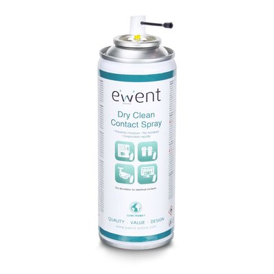 Ewent EW5614 computerreinigingskit Spray voor apparatuurreiniging Beeldschermen/Plastik, Universeel 200 ml