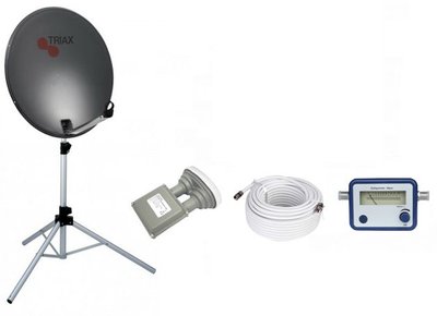 BCK TravelSat TS-65DS Recreatieset Duo Single LNB