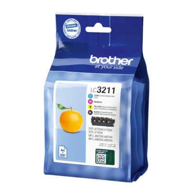 Brother LC-3211 Multipack zwart en kleur (Origineel)