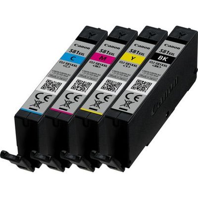 Canon CLI-581XXL 4-pack zwart en kleur (Origineel XXL)