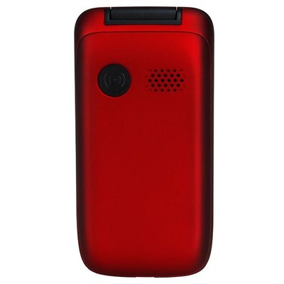 Fysic FM-9710RD Senioren mobiele klaptelefoon, rood