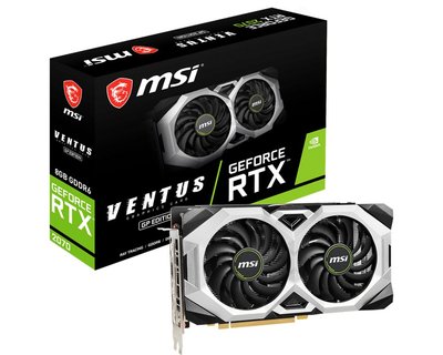 VGA MSI GeForce RTX 2070 Ventus 8GB GDDR6